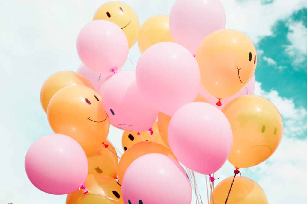 Des ballons pour les concours sur les réseaux sociaux