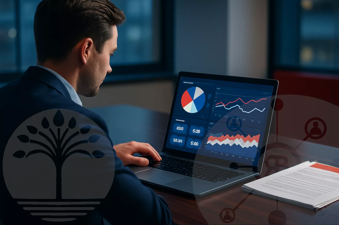 Dashboard Stratégique avec consultant BaalInov et logo RB Praeceptor