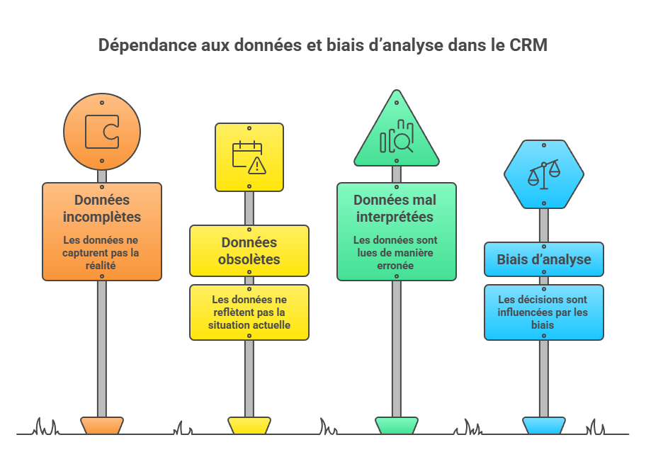 Illustration de l'alignement marketing, vente et service client
