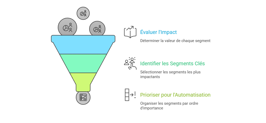 Illustration de la priorisation des segments pour les scénarios automatisés