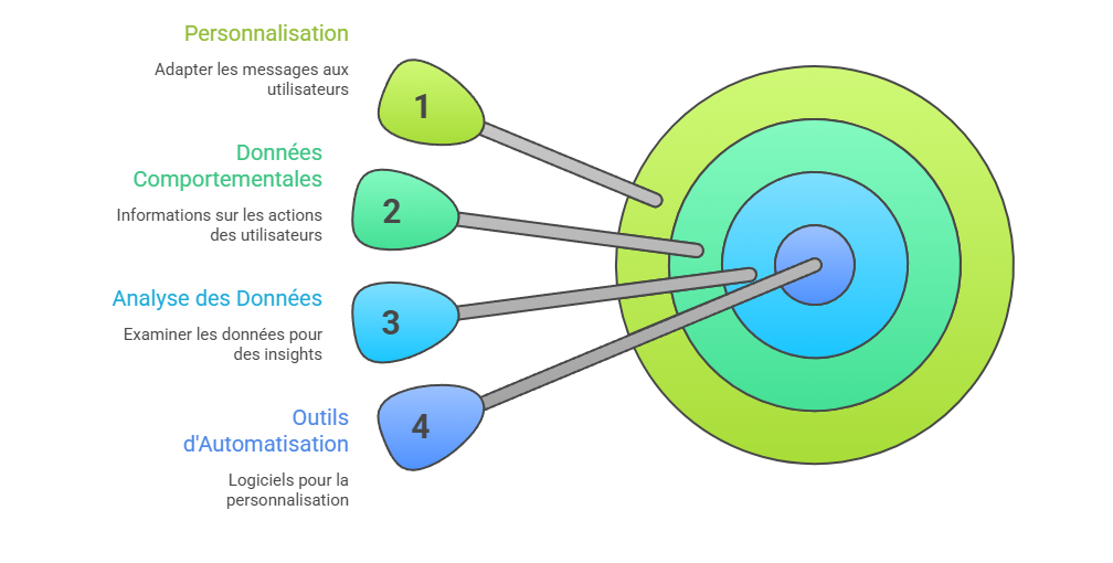 Illustration de la personnalisation basée sur les données comportementales