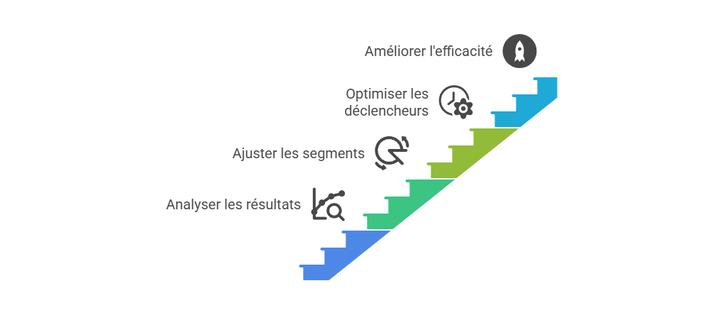 Illustration de l’ajustement des segments et des déclencheurs