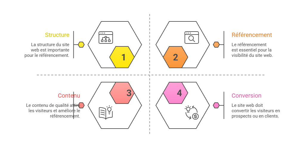 Illustration — Le rôle du site web dans la stratégie SEO