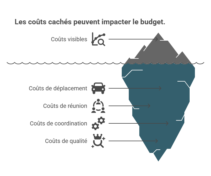 Illustration des coûts cachés