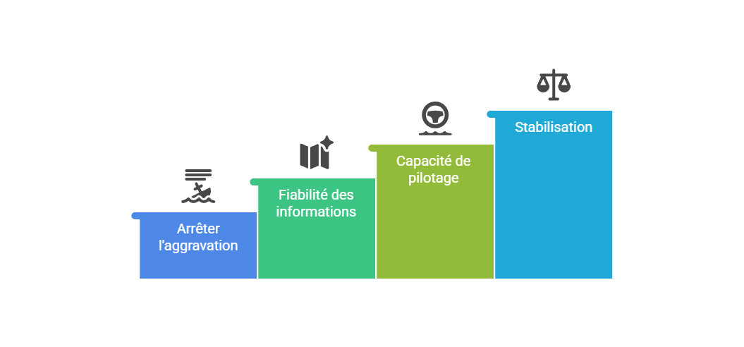 Illustration — Les critères de stabilisation de la situation