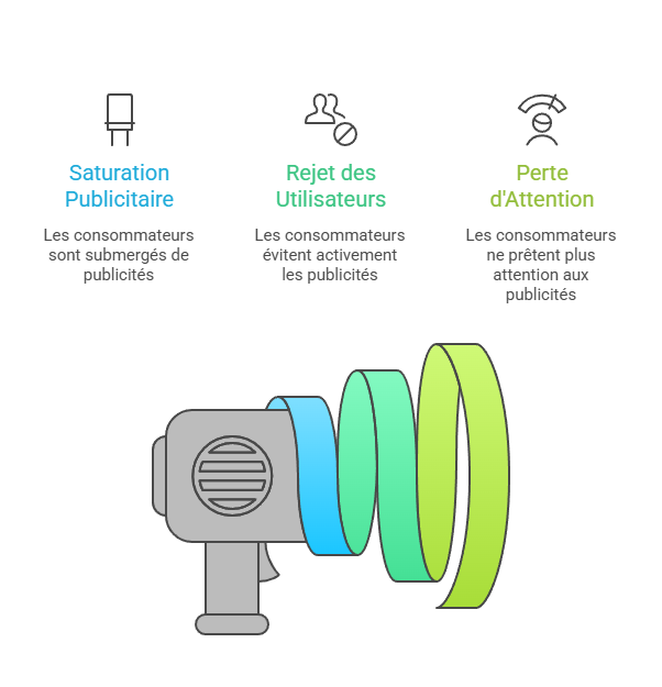 Illustration des limites du marketing outbound