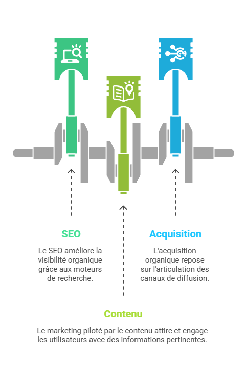 Illustration du SEO comme infrastructure