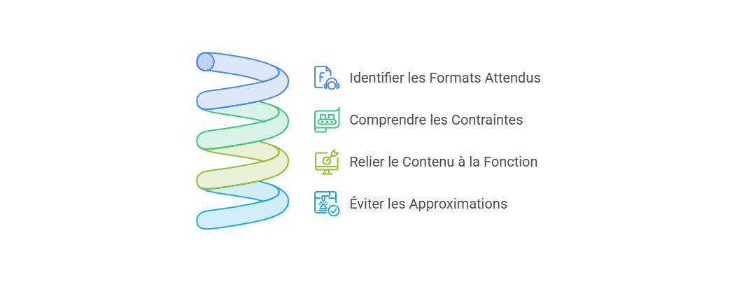 Illustration — Spécifier les formats attendus : post, story, reel, vidéo longue, live, carrousel