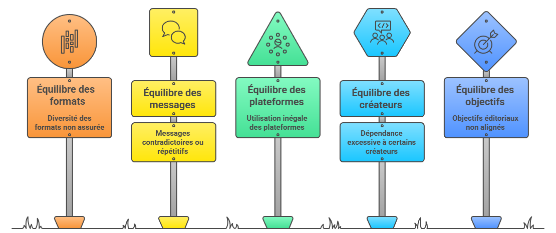 Illustration — Vérifier la cohérence globale du dispositif éditorial
