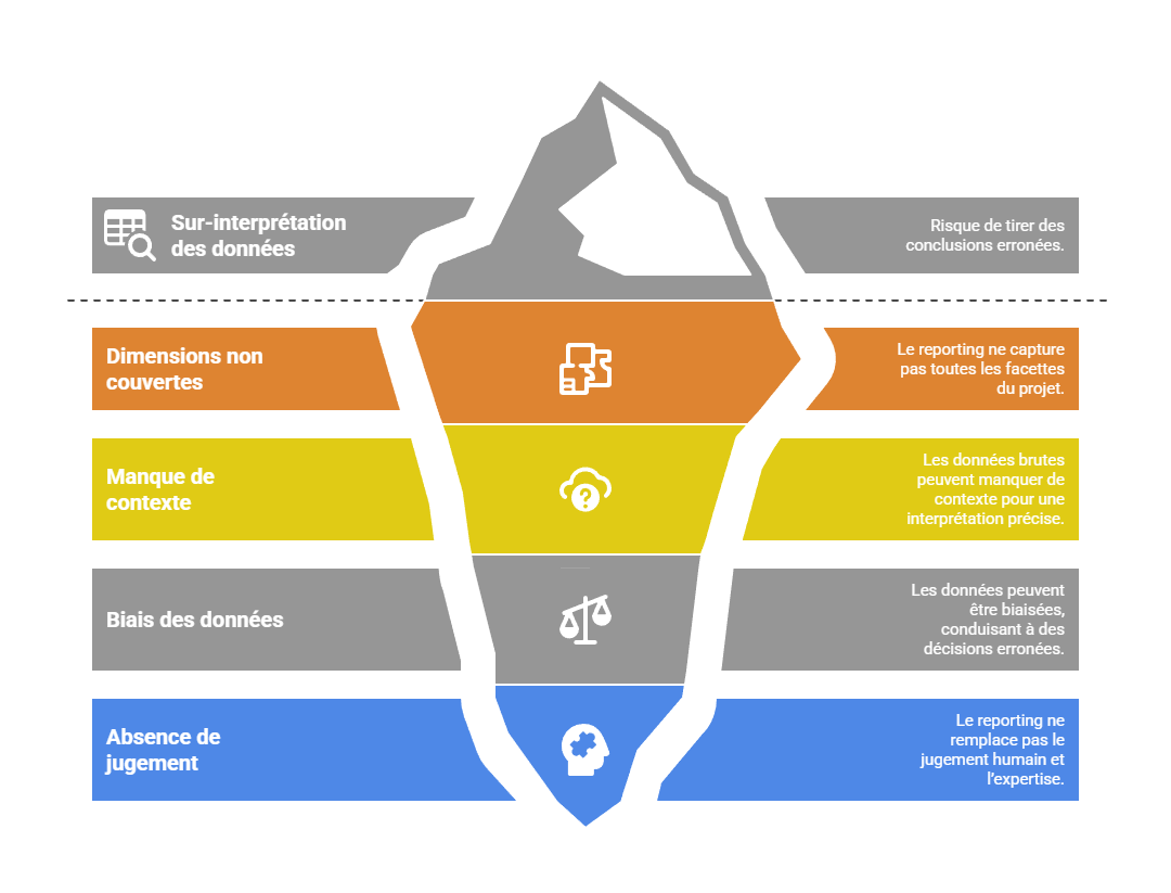 Illustration des limites du reporting comme outil décisionnel