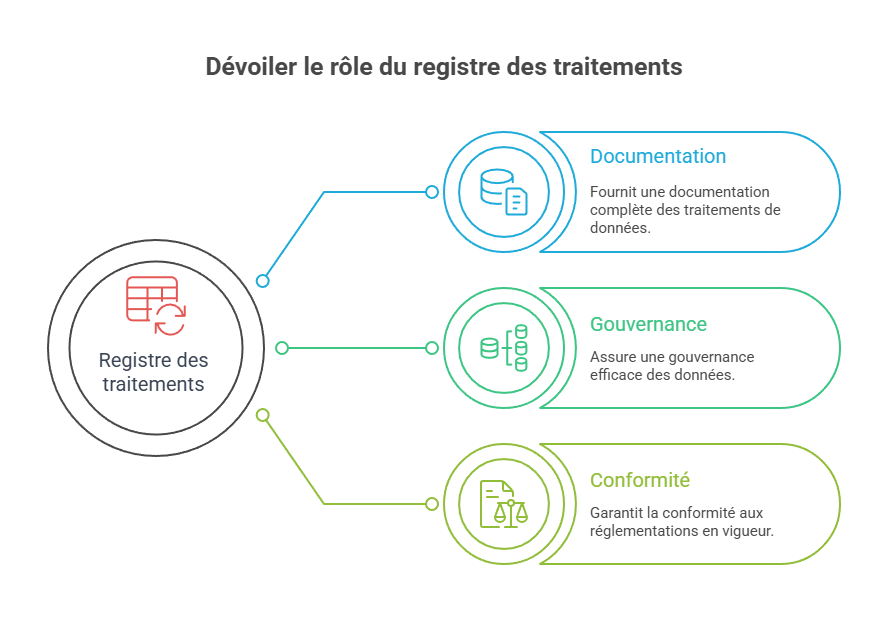 Illustration : registre des traitements